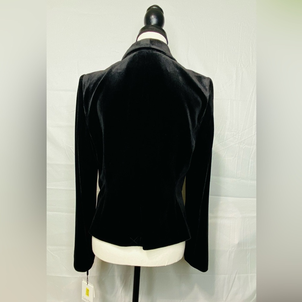 CALVIN KLEIN VELVET BLAZER - Picture 3 of 9